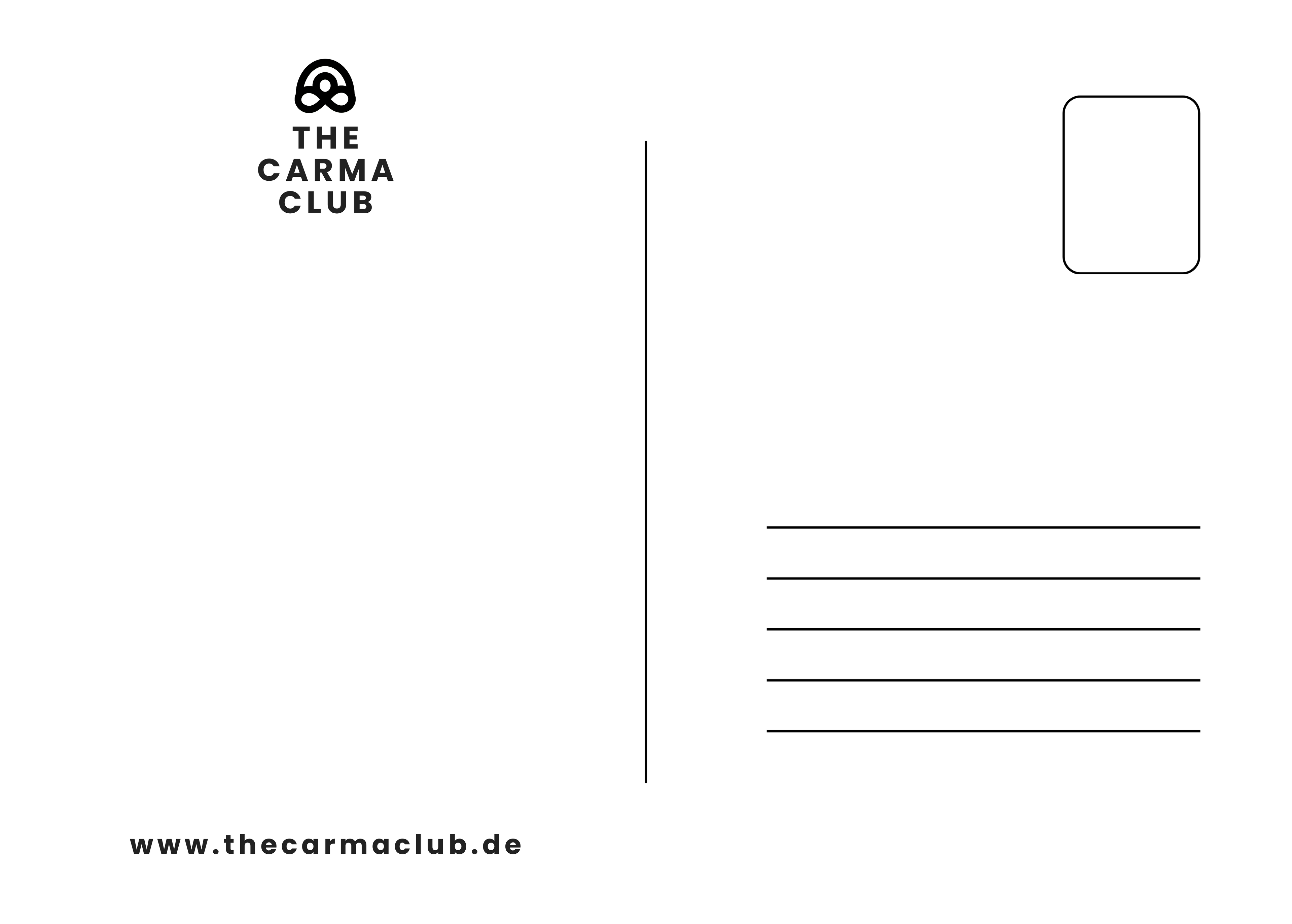Postkarte KIND DER BERGE The Carma Club