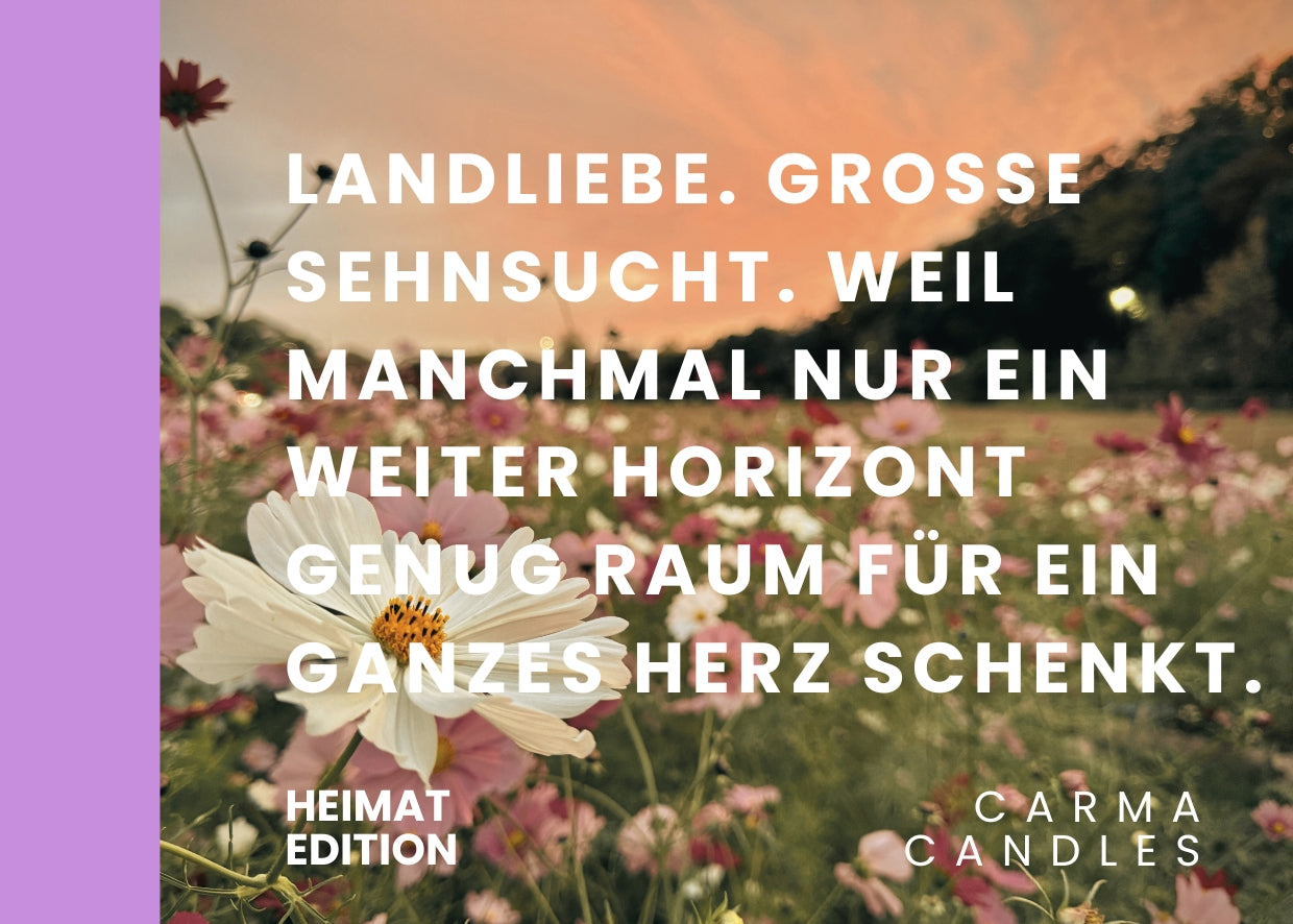 Duftkerze LANDLIEBE Heimat Edition The Carma Club
