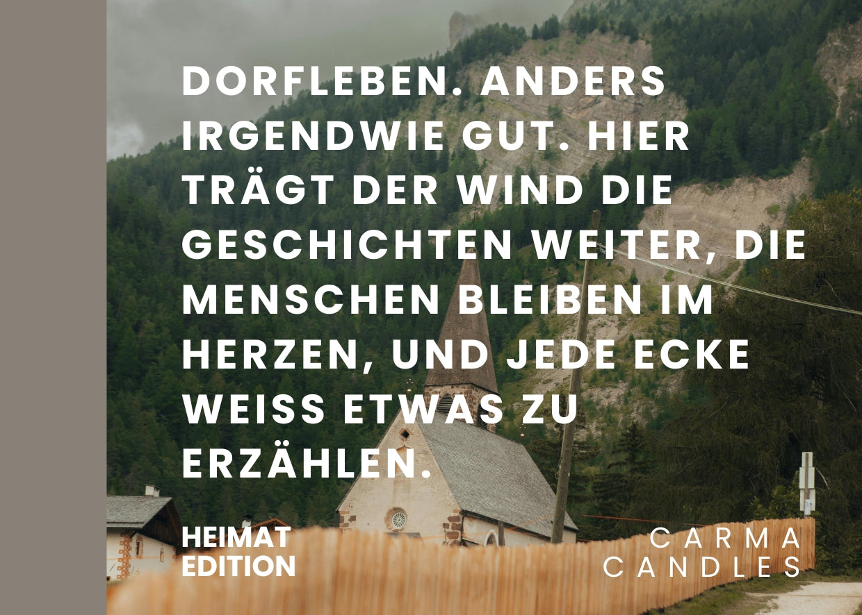 Duftkerze DORFLEBEN Heimat Edition The Carma Club