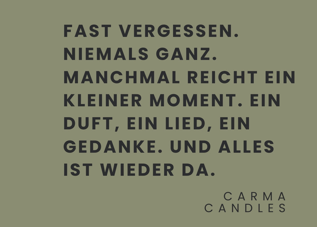 Duftkerze FAST VERGESSEN The Carma Club