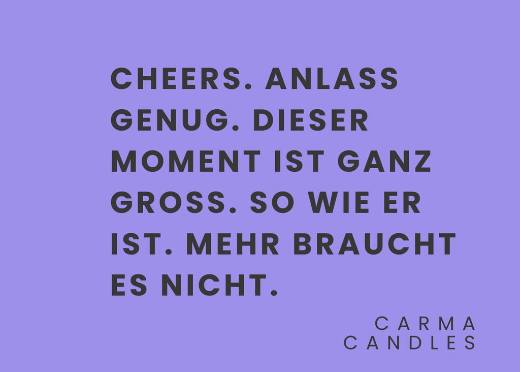 Duftkerze CHEERS The Carma Club