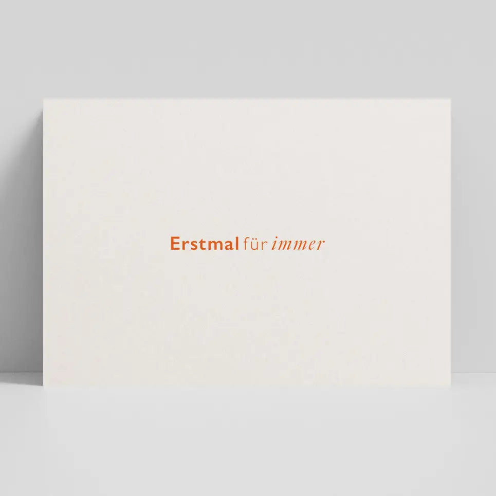 Postkarte Erstmal Studio Liv